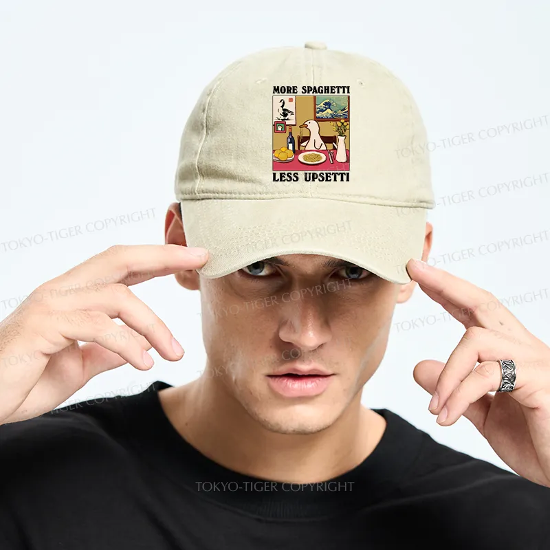 Tokyo-Tiger More Spaghetti Less Upsetti Goose Washed Cap