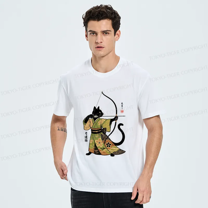 Tokyo-Tiger Japan Cat Archery Classic T-Shirt
