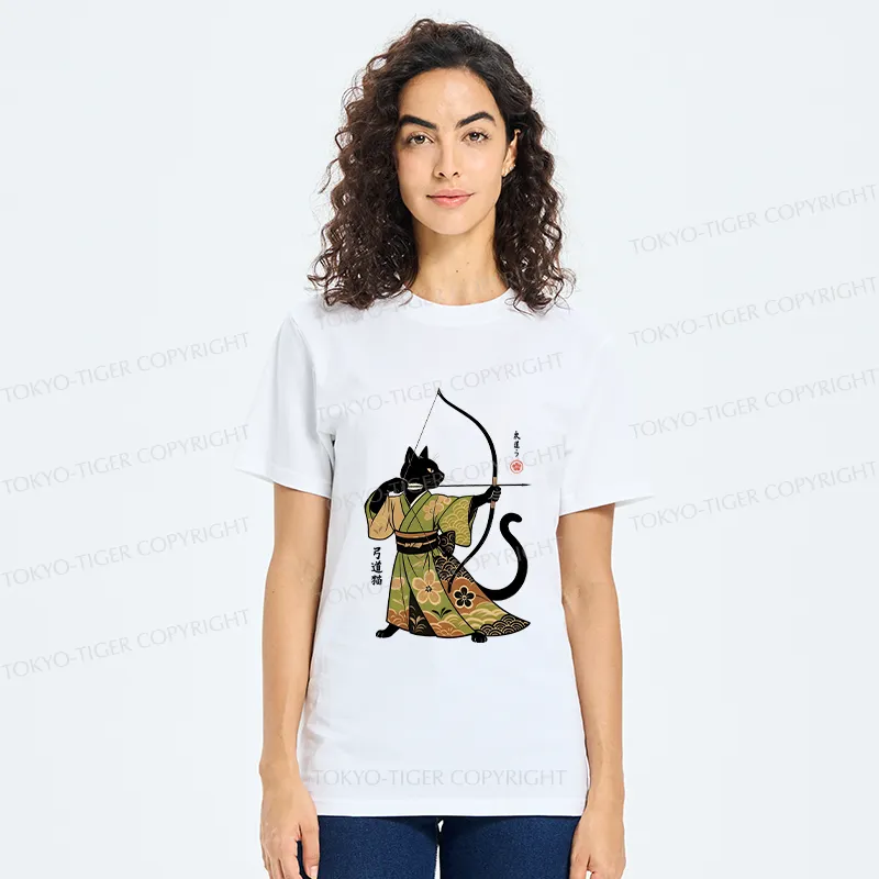 Tokyo-Tiger Japan Cat Archery Classic T-Shirt