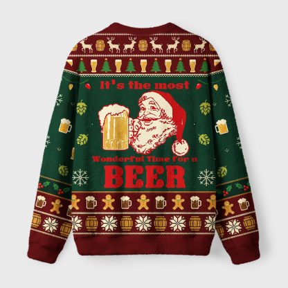 Tokyo-Tiger Must-have Beers For Christmas Fuzzy Christmas Ugly Sweatshirt