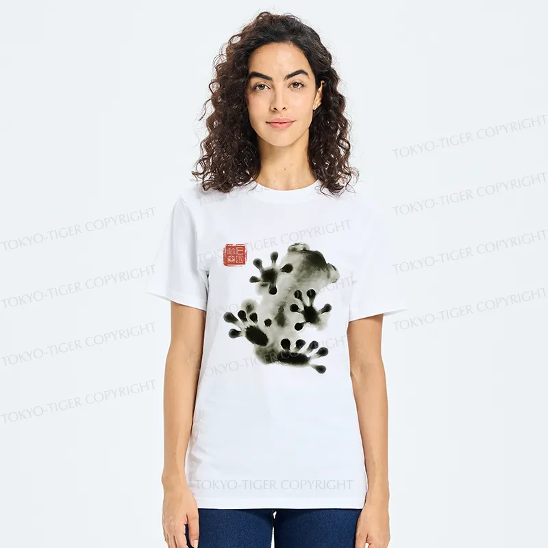 Tokyo-Tiger Ink Painting Frog Classic T-Shirt