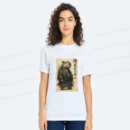 Tokyo-Tiger Capybara Samurai Classic T-Shirt