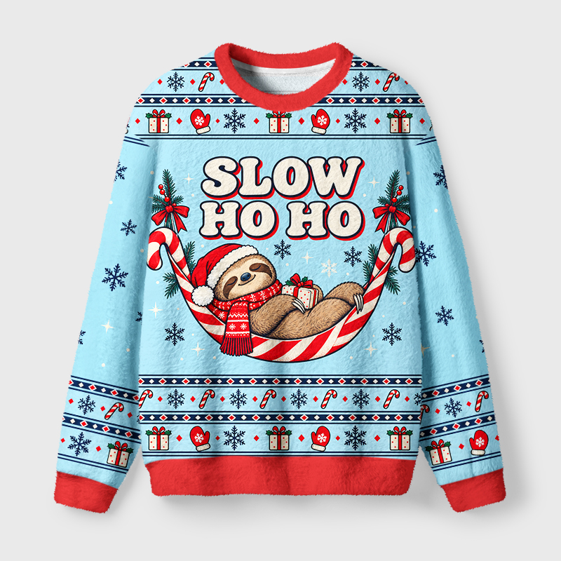 Tokyo-Tiger Funny Sloth Christmas Ugly Sweatshirt