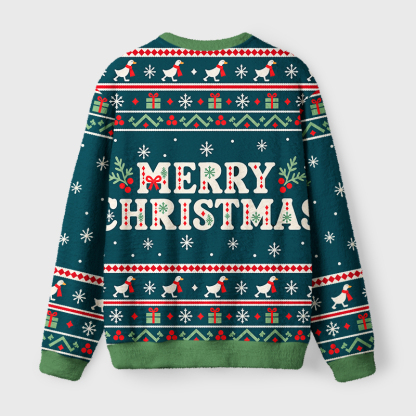 Tokyo-Tiger Goose That Brings Gifts Christmas Ugly Sweatshirt