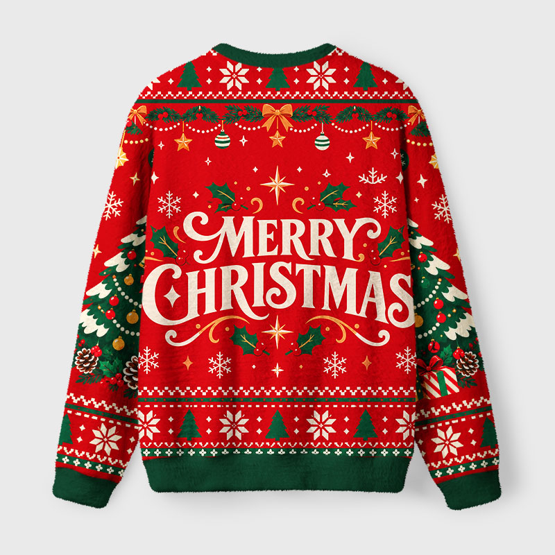 Tokyo-Tiger A Capybara Amidst A Pile Of Gifts Fuzzy Christmas Ugly Sweatshirt