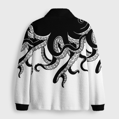Tokyo-Tiger Abyss Octopus Shawl Collar Cardigan