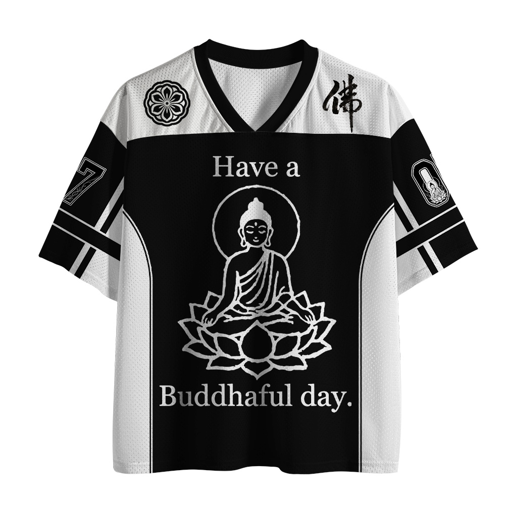 Tokyo-Tiger Peaceful Buddha Art Mesh Jersey