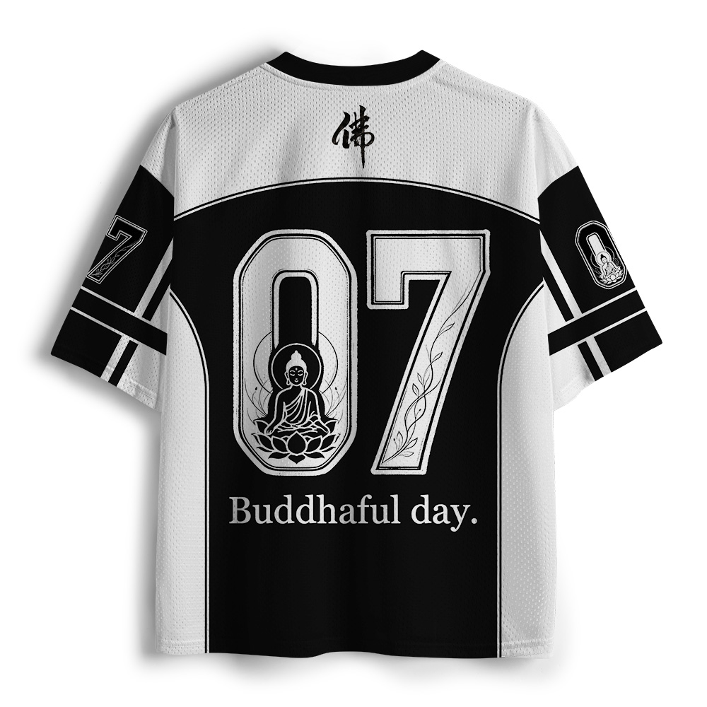 Tokyo-Tiger Peaceful Buddha Art Mesh Jersey
