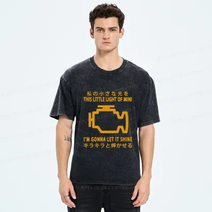 Tokyo-Tiger Glowing Fault Light Washed T-Shirt