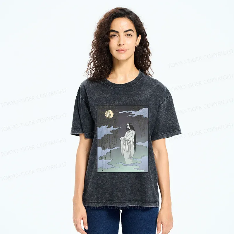 Tokyo-Tiger Japanese Ghost Washed T-Shirt