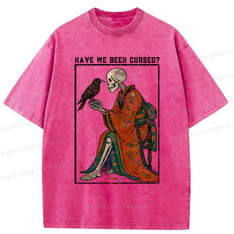Tokyo-Tiger Crow Skeleton Ukiyoe funny meme Halloween T-Shirt 
