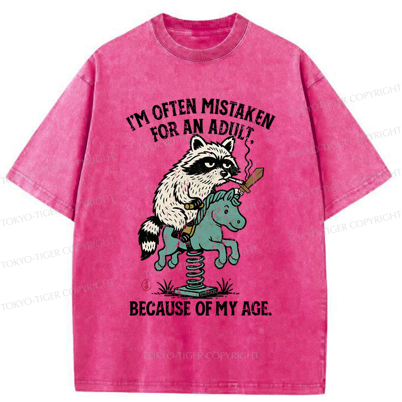 Tokyo-Tiger funny Raccoon and Horse meme T-Shirt 