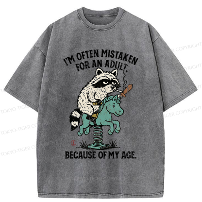 Tokyo-Tiger funny Raccoon and Horse meme T-Shirt 