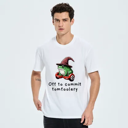 Tokyo-Tiger Japanese Frog Riding A Balance Scooter Classic T-Shirt