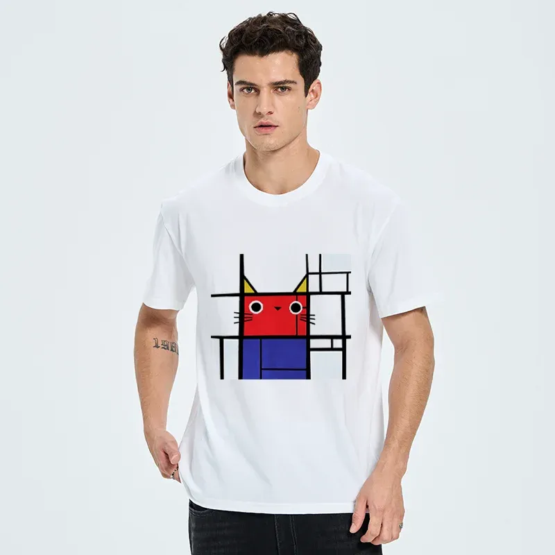 Tokyo-Tiger Abstract Art Cat Classic T-Shirt