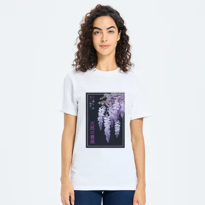 Tokyo-Tiger Wisteria Jpanese Flowers Poster Classic T-Shirt
