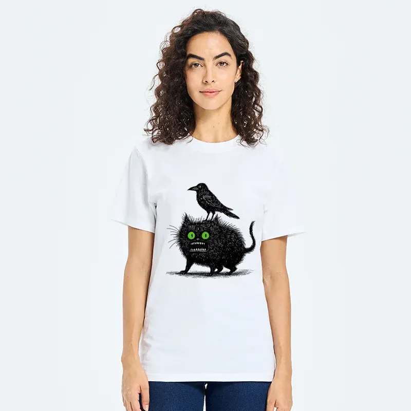 Tokyo-Tiger Crow And Black Cat Classic T-Shirt