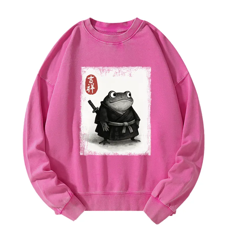 Tokyo-Tiger Blade of the Frog: A Samurai's Tale Washed Sweatshirt