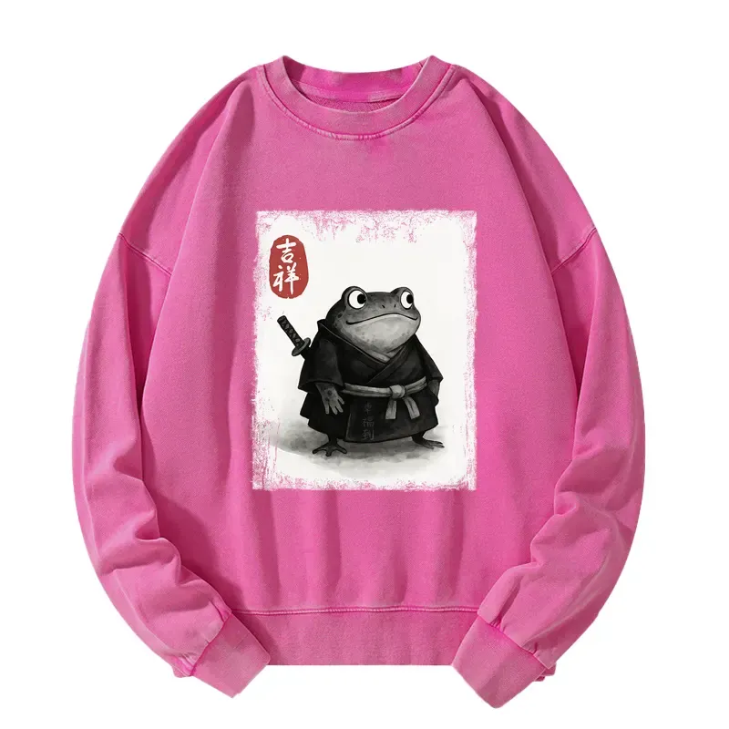 Tokyo-Tiger Blade of the Frog: A Samurai's Tale Washed Sweatshirt