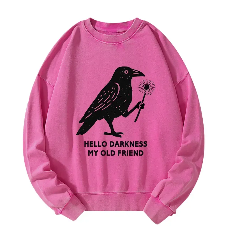 Tokyo-Tiger My Old Friend The Crow Washed Sweatshirt