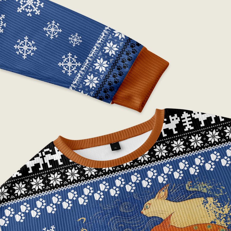 Tokyo-Tiger Claw-some Ninja Christmas Ugly Sweater