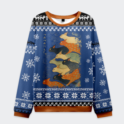 Tokyo-Tiger Claw-some Ninja Christmas Ugly Sweater