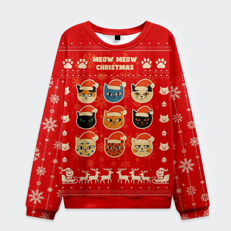 [Copy]Tokyo-Tiger meow meow Christmas Ugly Sweater