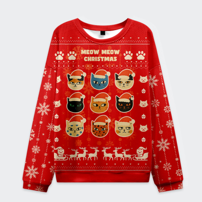 [Copy]Tokyo-Tiger meow meow Christmas Ugly Sweater