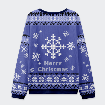 Tokyo-Tiger Cat:Everything is fine Funny Ugly Sweater