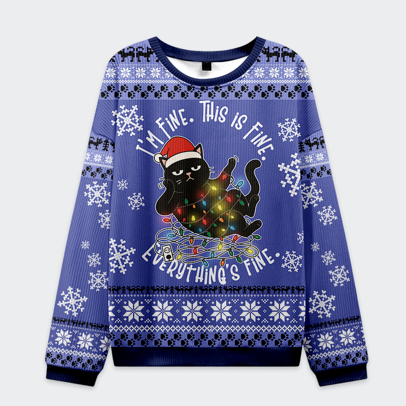 Tokyo-Tiger The Great Wave Japanese Christmas Ugly Sweater Sale