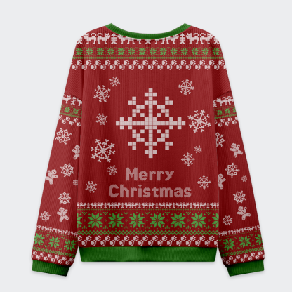 Tokyo-Tiger Chaos-mas Raccoon Samurai Ugly Sweater