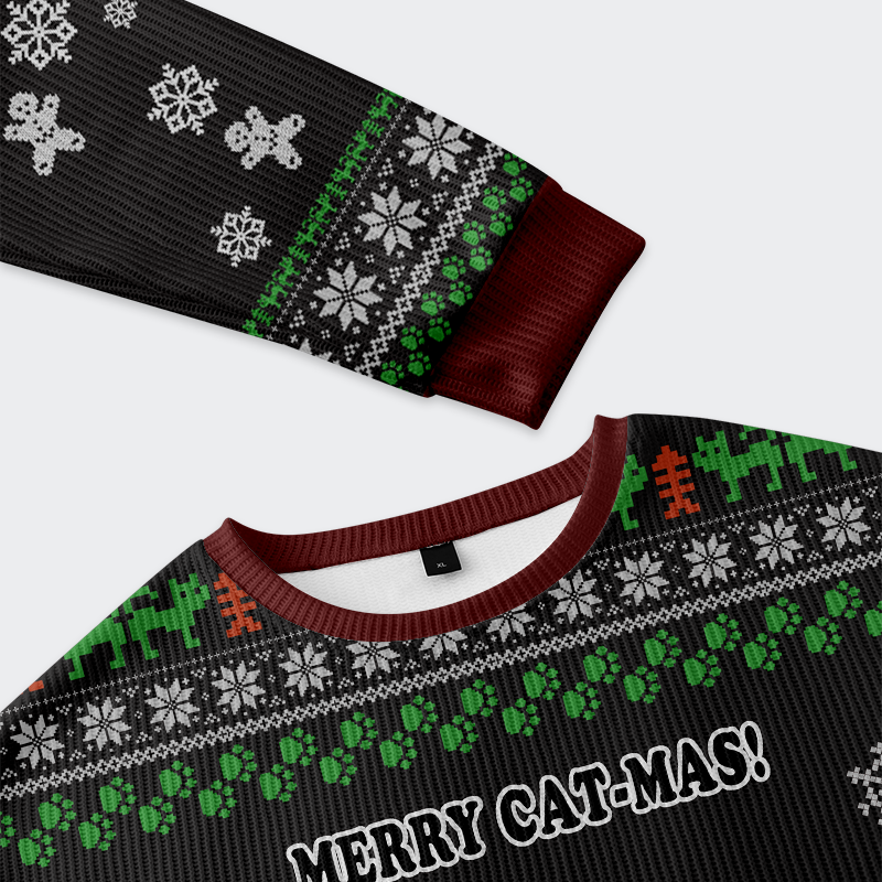 Tokyo-Tiger Bone Thief Catmas Ugly Sweater