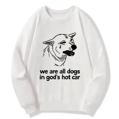 Tokyo-Tiger Sad Dog Funny Classic Sweatshirt
