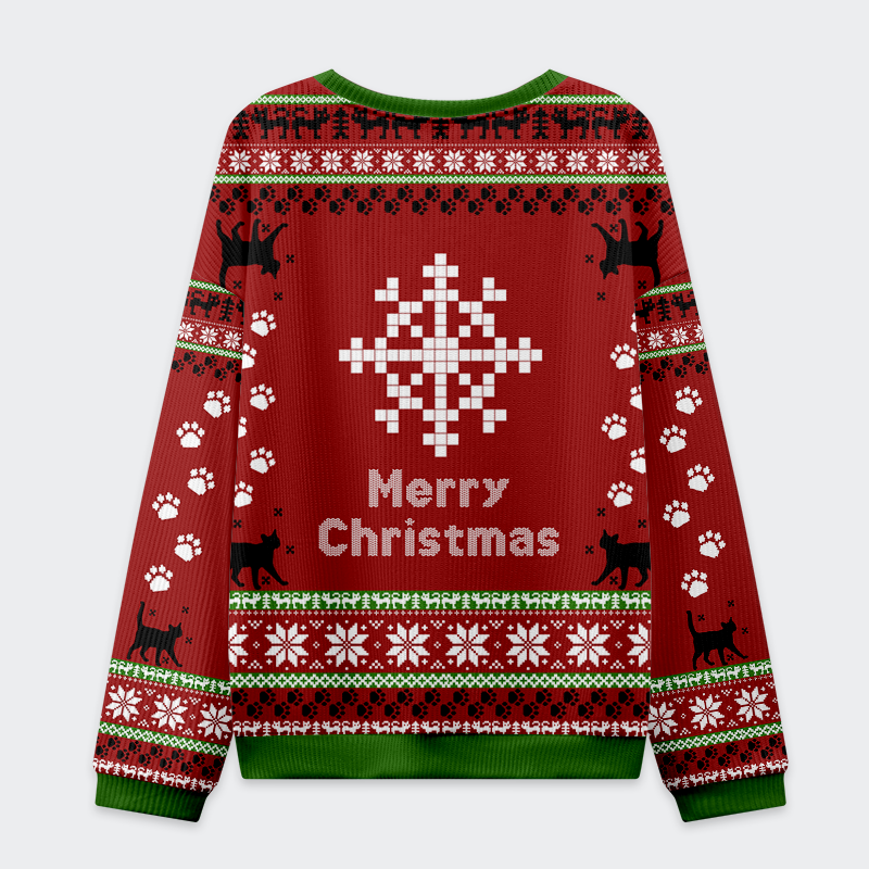 Tokyo-Tiger Cat Everything is fine Ugly Sweater