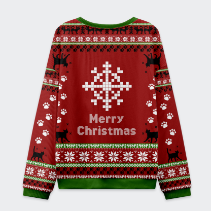 Tokyo-Tiger Cat Everything is fine Ugly Sweater