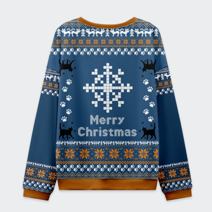 Tokyo-Tiger What? It’s Christmas Cat Ugly Sweater