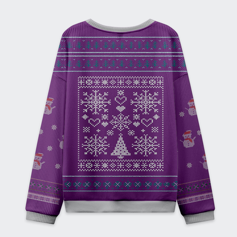 Tokyo-Tiger Funny Penguin: Overstimulated but Festive Christmas Ugly Sweatshirt