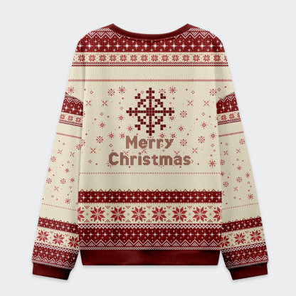 Tokyo-Tiger Meowy Christmas Ramen Christmas Ugly Sweatshirt