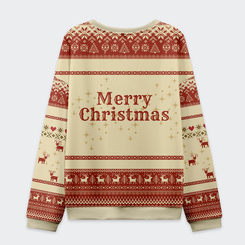 Tokyo-Tiger Wild Holiday Animal Party Christmas Ugly Sweatshirt