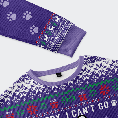 Tokyo-Tiger Sorry, I’m an Indoor Cat Christmas Ugly Sweatshirt