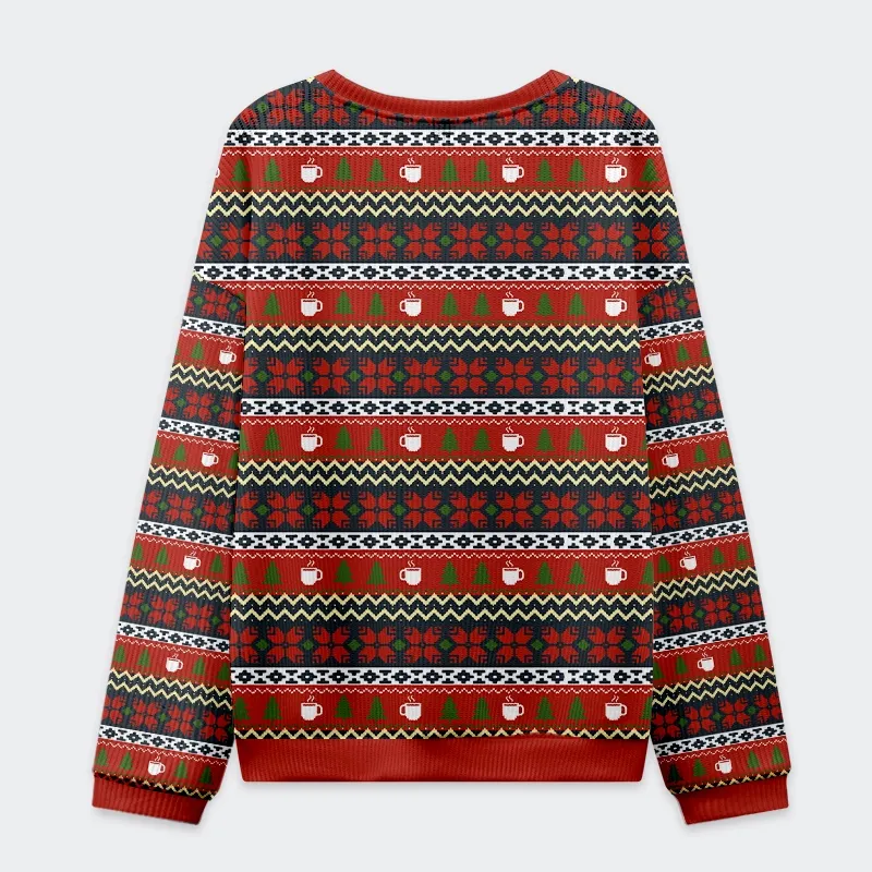 Tokyo-Tiger Naughty List Christmas Ugly Sweatshirt