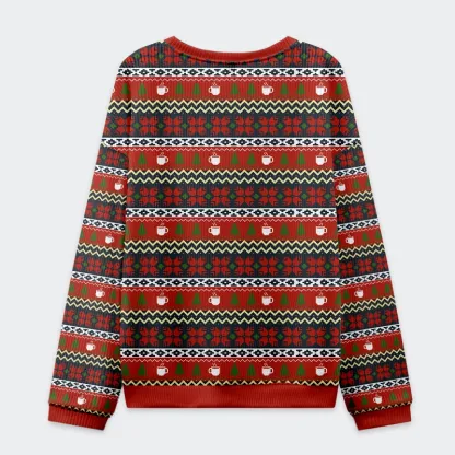 Tokyo-Tiger Naughty List Christmas Ugly Sweatshirt