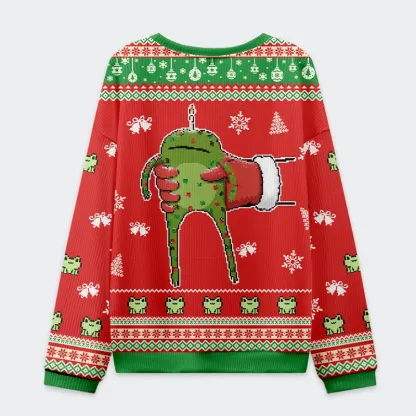 Tokyo-Tiger Accept Japanese Frog Christmas Ugly Sweatshirt