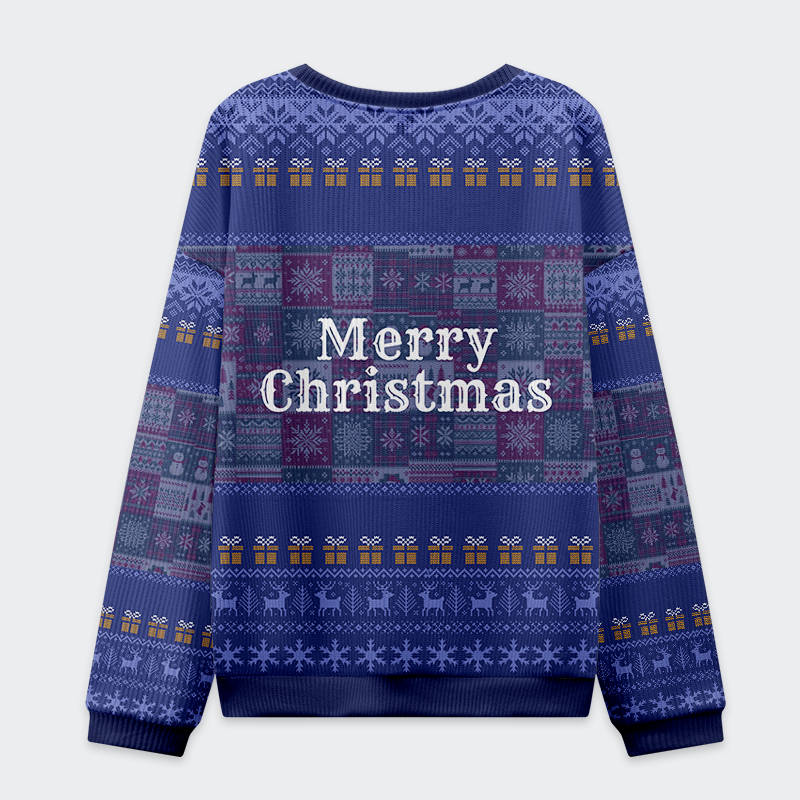 Tokyo-Tiger Christmas Jams But Glock Don’t Christmas Ugly Sweatshirt