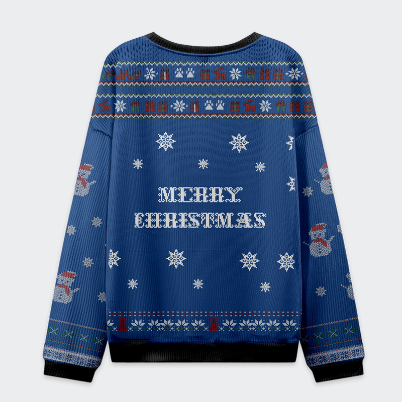 Tokyo-Tiger Funny Raccoon First Of All I'm A Delight Christmas Ugly Sweatshirt