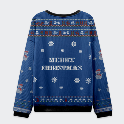 Tokyo-Tiger Funny Raccoon First Of All I'm A Delight Christmas Ugly Sweatshirt