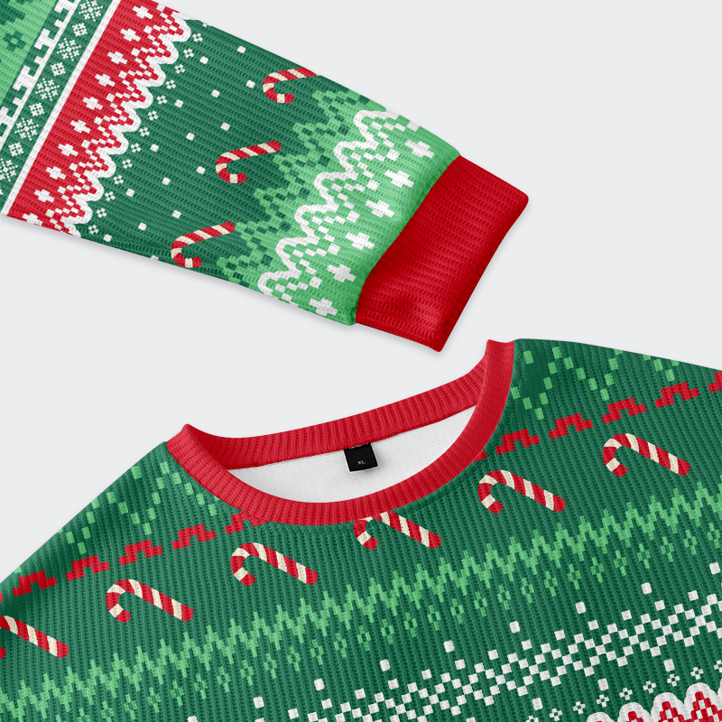 Krampus "Bah Humbug" Funny Holiday Christmas Ugly Sweatshirt