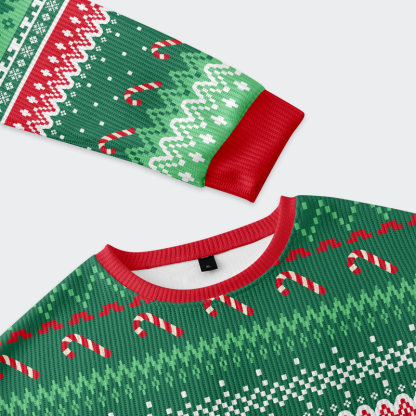 Krampus "Bah Humbug" Funny Holiday Christmas Ugly Sweatshirt