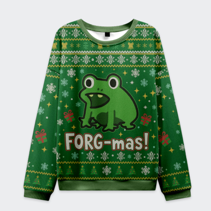 Tokyo-Tiger Funny Forg Japan Christmas Ugly Sweatshirt