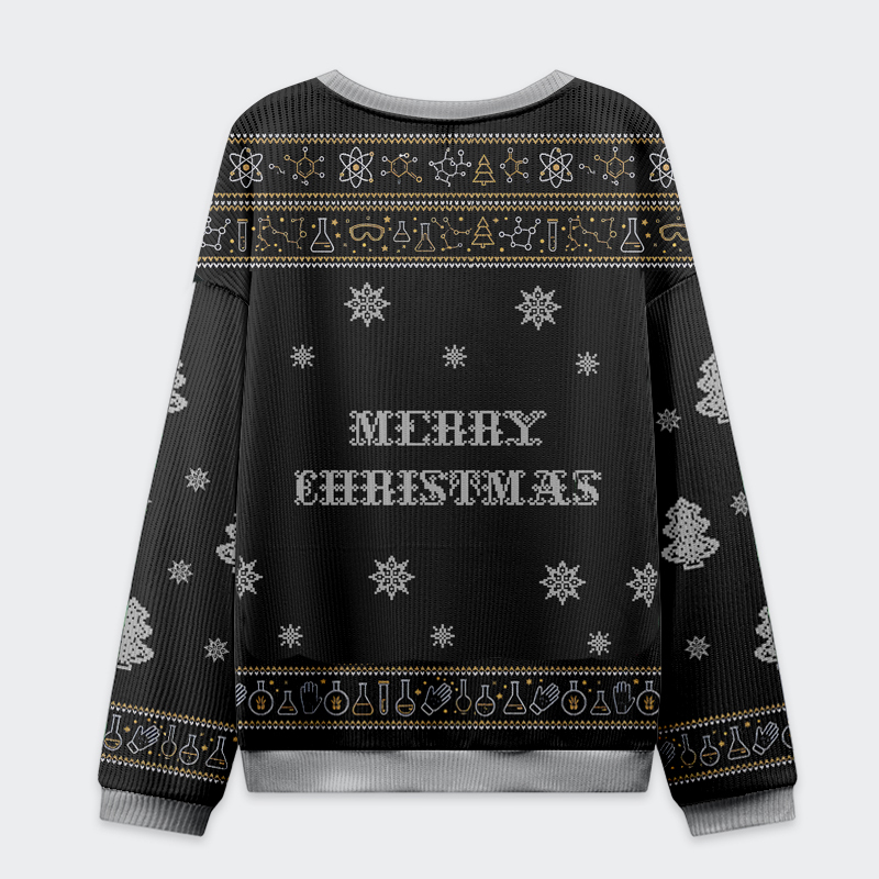 Tokyo-Tiger Funny Chemical Element Christmas Tree Christmas Ugly Sweatshirt